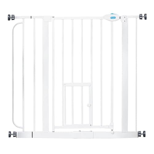 Carlson Pet Products Extra Wide Walk-Through Gate with Pet Door