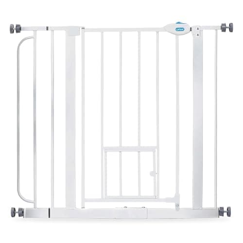 Carlson Pet Products Extra Wide Walk-Through Gate with Pet Door