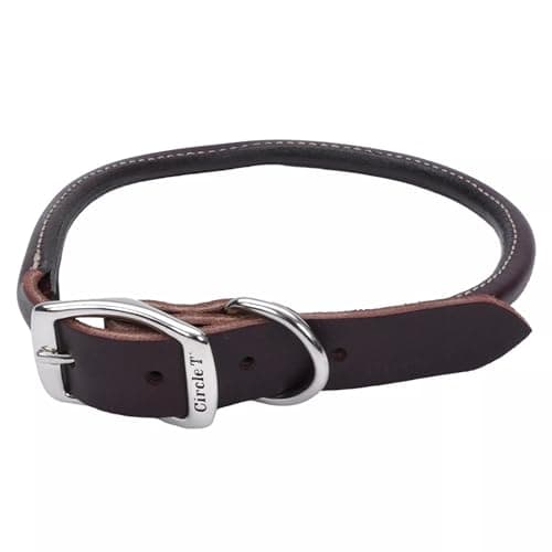 Coastal Circle T Latigo Leather Round Collar