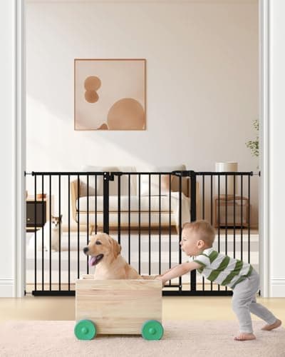 keny Extra Wide Pressure-Mounted Gate, 29-55 in