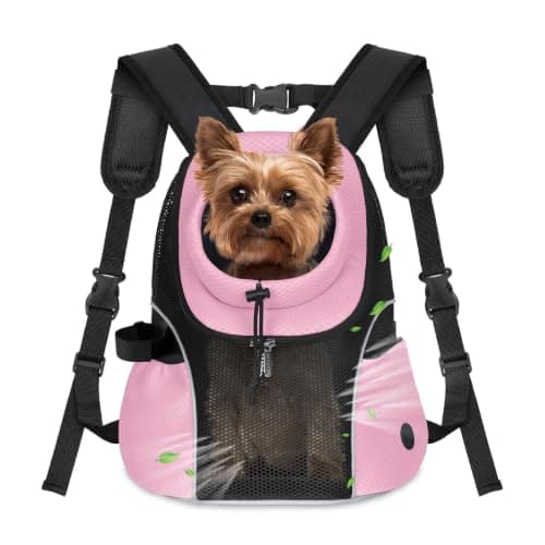 WOYYHO Pet Dog Carrier Backpack, Ventilated Mesh
