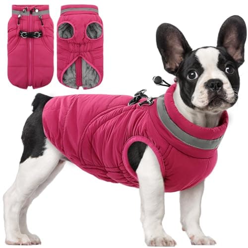 SAWMONG Fleece-Lined Winter Dog Coat