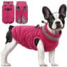 SAWMONG Fleece-Lined Winter Dog Coat