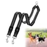 Caldzur Double Dog Leash with Bungee Splitter
