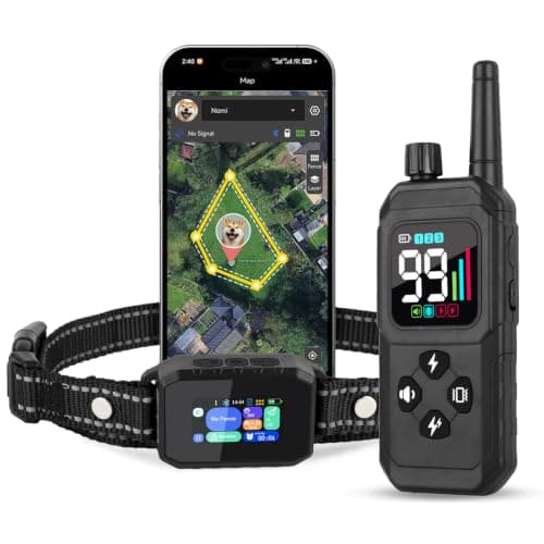 TKNCCC GPS Wireless Fence and Remote Training Collar