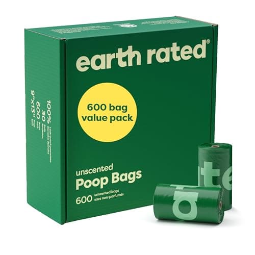 Earth Rated Poop Bags on Refill Rolls (600, Unscented)