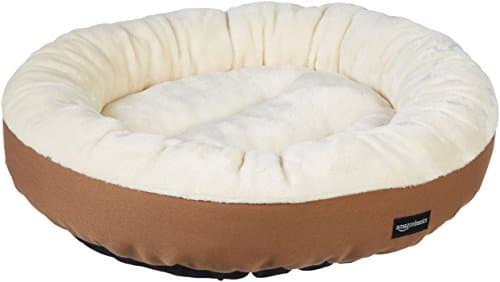 Amazon Basics Round Bolster Pet Bed