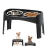 IRIS USA Dual-Height Elevated Dog Bowls