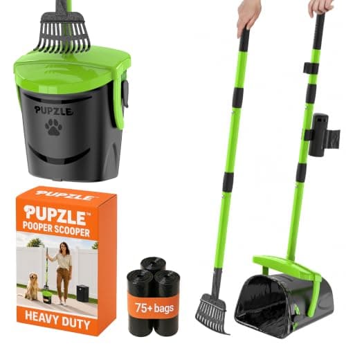 Pupzle 40 in Scooper with Swivel Bin and Bag Attachment