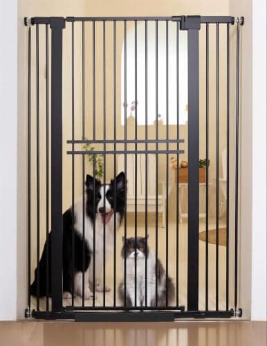 No Pawblems Extra Tall Pet Gate, 55 in