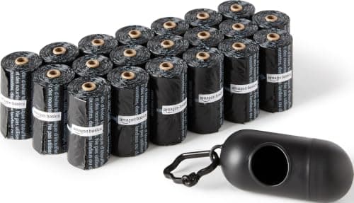 Amazon Basics Leak-Proof Waste Bags with Dispenser (300)