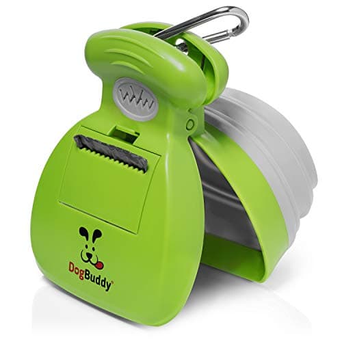DogBuddy Portable Pooper Scooper with Bag Attachment (Medium)