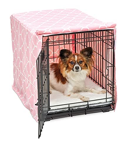 MidWest Homes for Pets Poly-Cotton Crate Cover with Teflon Fabric Protector, 24 in