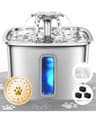 Veken Stainless Steel Fountain, 108 oz