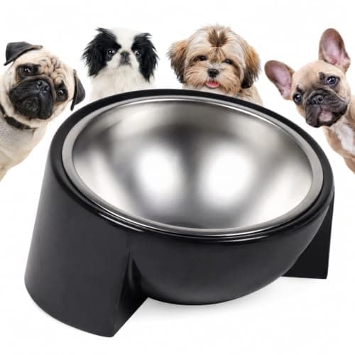 Tafelf 15-Degree Tilted Stainless Steel Dog Bowl (M)