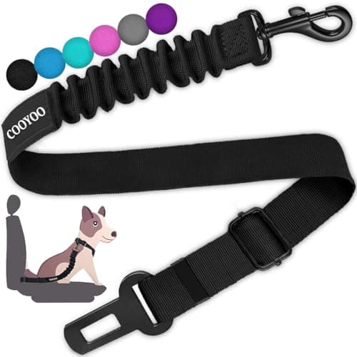 COOYOO Retractable Dog Seat Belt
