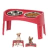 IRIS USA Dual-Height Elevated Dog Bowls