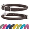BRONZEDOG Rolled Leather Collar
