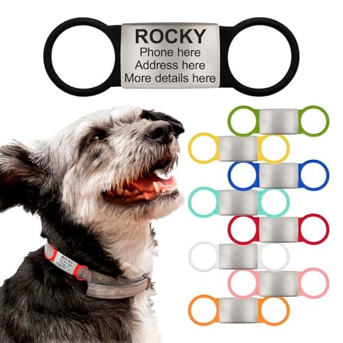 PAWNIMALS Slide-On Silent Custom Pet ID Tag