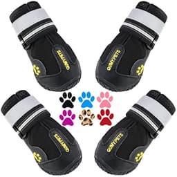 QUMY Waterproof Dog Boots
