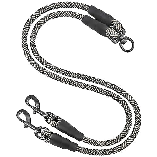Mycicy Double Dog Leash Coupler, Heavy Duty