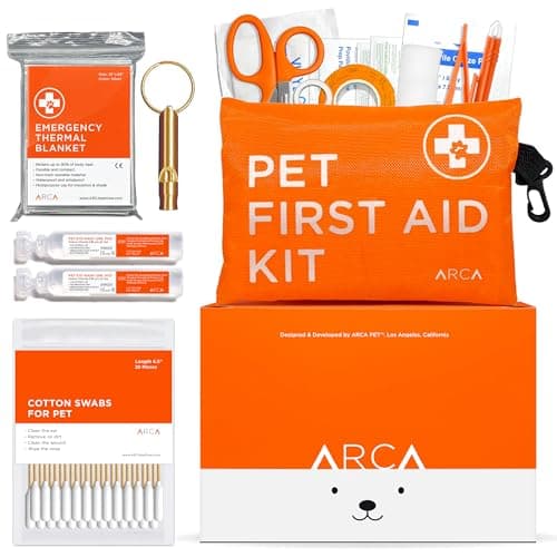 ARCA PET Dog First Aid Kit, 35 Pieces