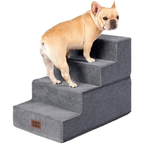 EHEYCIGA 4-Step Foam Dog Stairs, 18 in