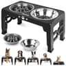 Jovrun 5-Height Adjustable Elevated Feeder