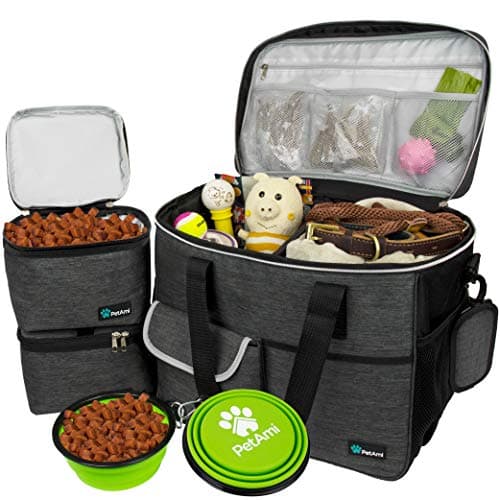 PetAmi Dog Travel Bag Organizer, Large