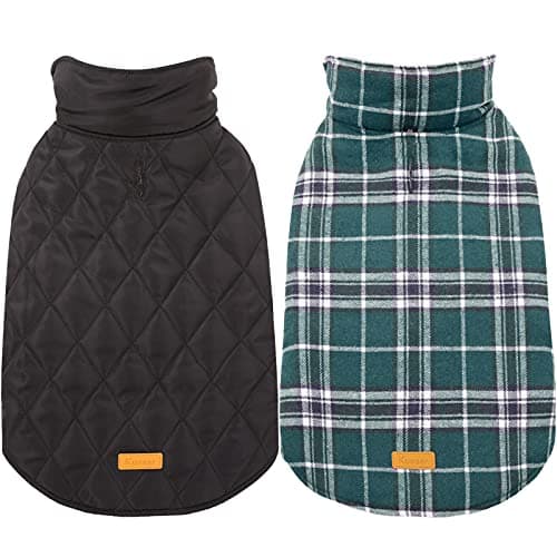 Kuoser Reversible Waterproof Dog Coat