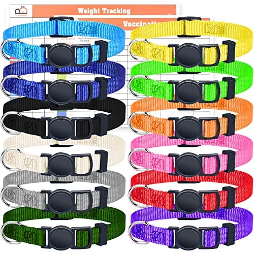 GAMUDA Puppy ID Collars, Whelping Set of 12